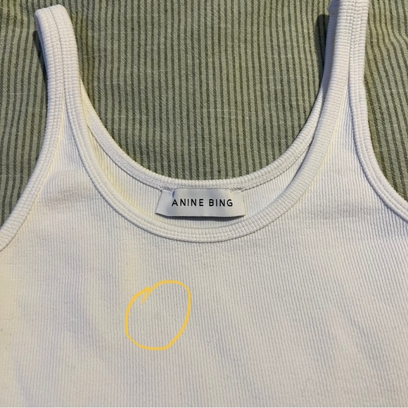 Anine Bing 100% Cotton Tank - Picture 5 of 5